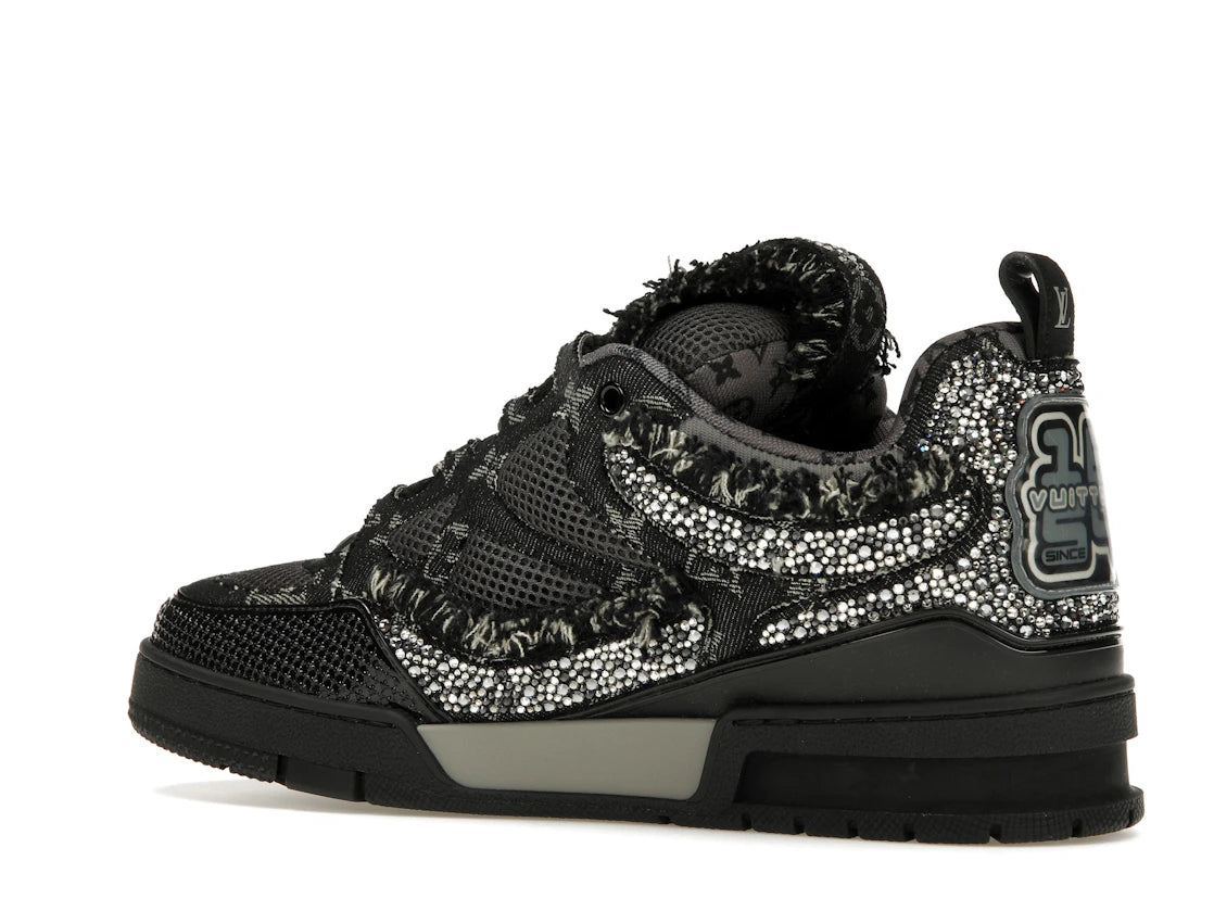 Louis Vuitton Skate Trainer Black Swarovski Monogran