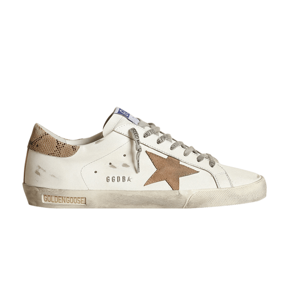 Golden Goose Superstar 'White Tobacco Python'