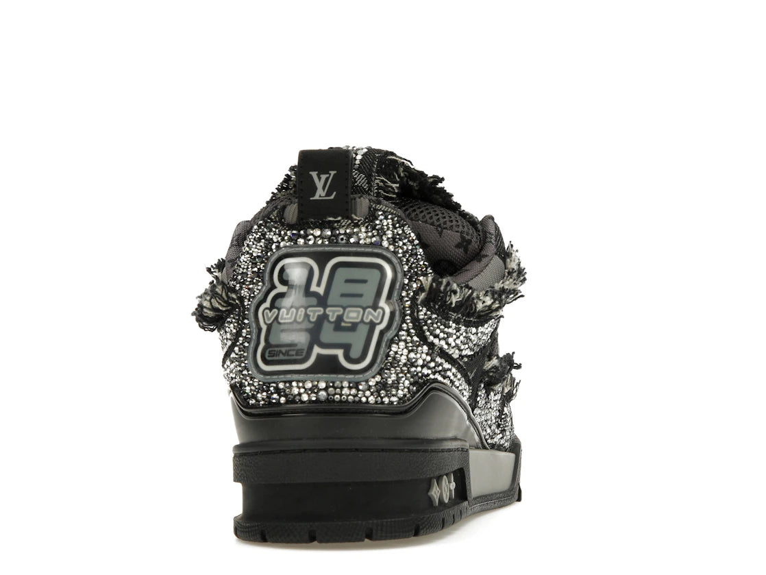 Louis Vuitton Skate Trainer Black Swarovski Monogran