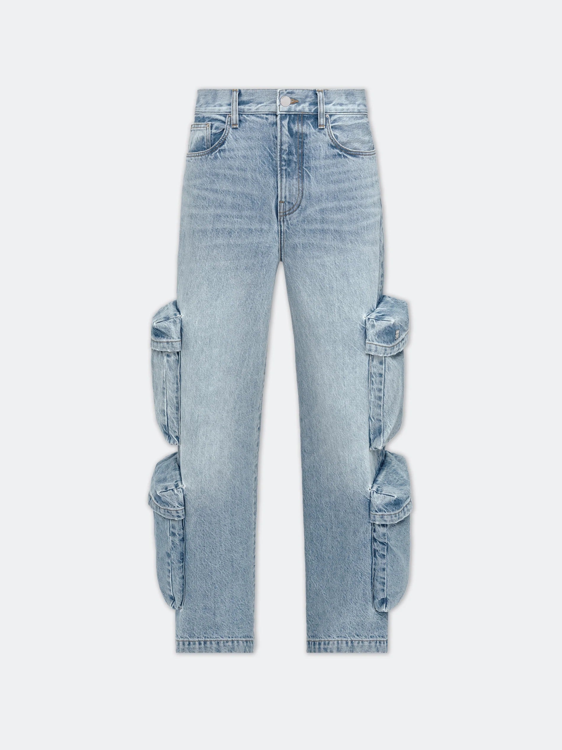 WOMEN'S BAGGY CARGO JEAN Antique Indigo