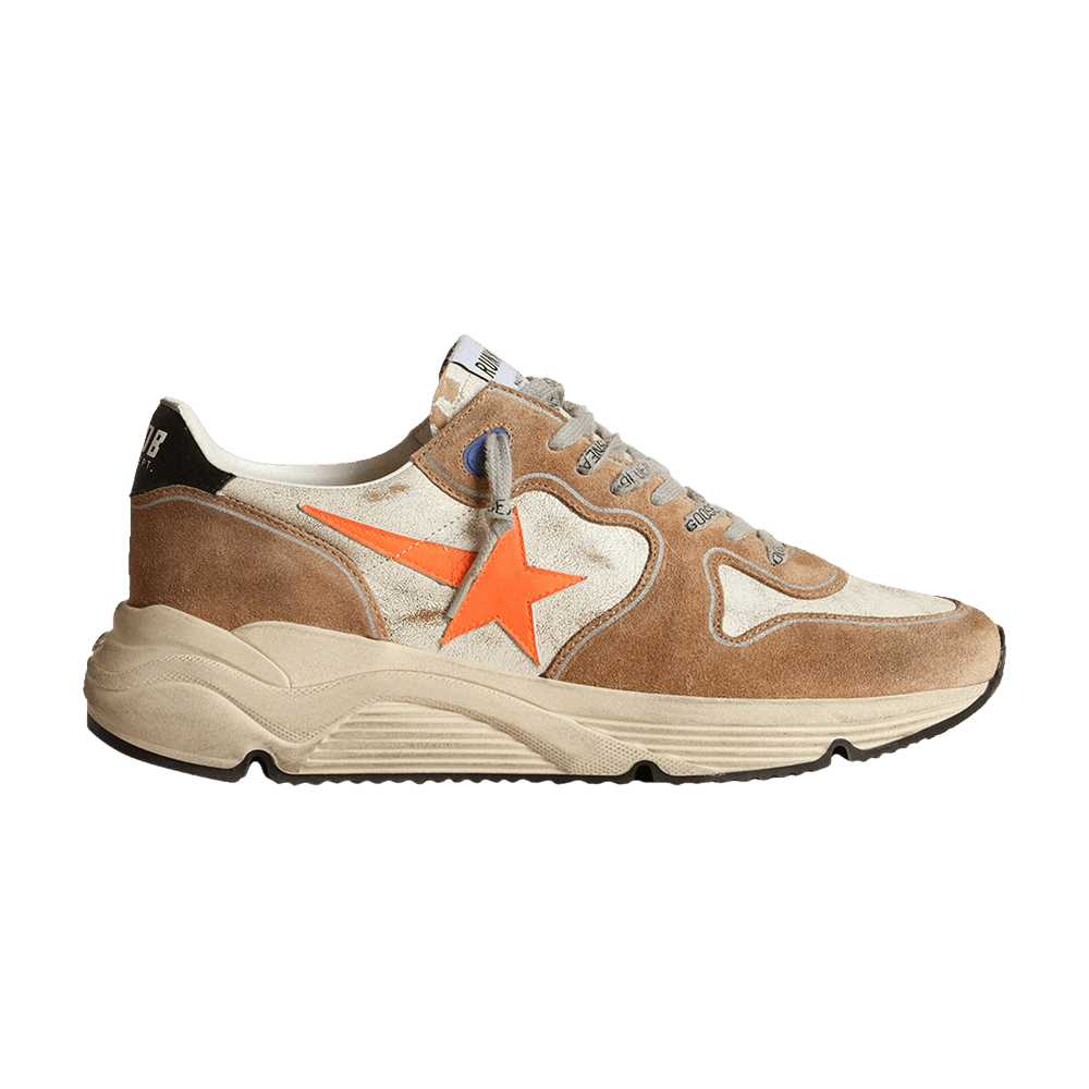 Golden Goose Running Sole 'Tobacco Fluo Orange'