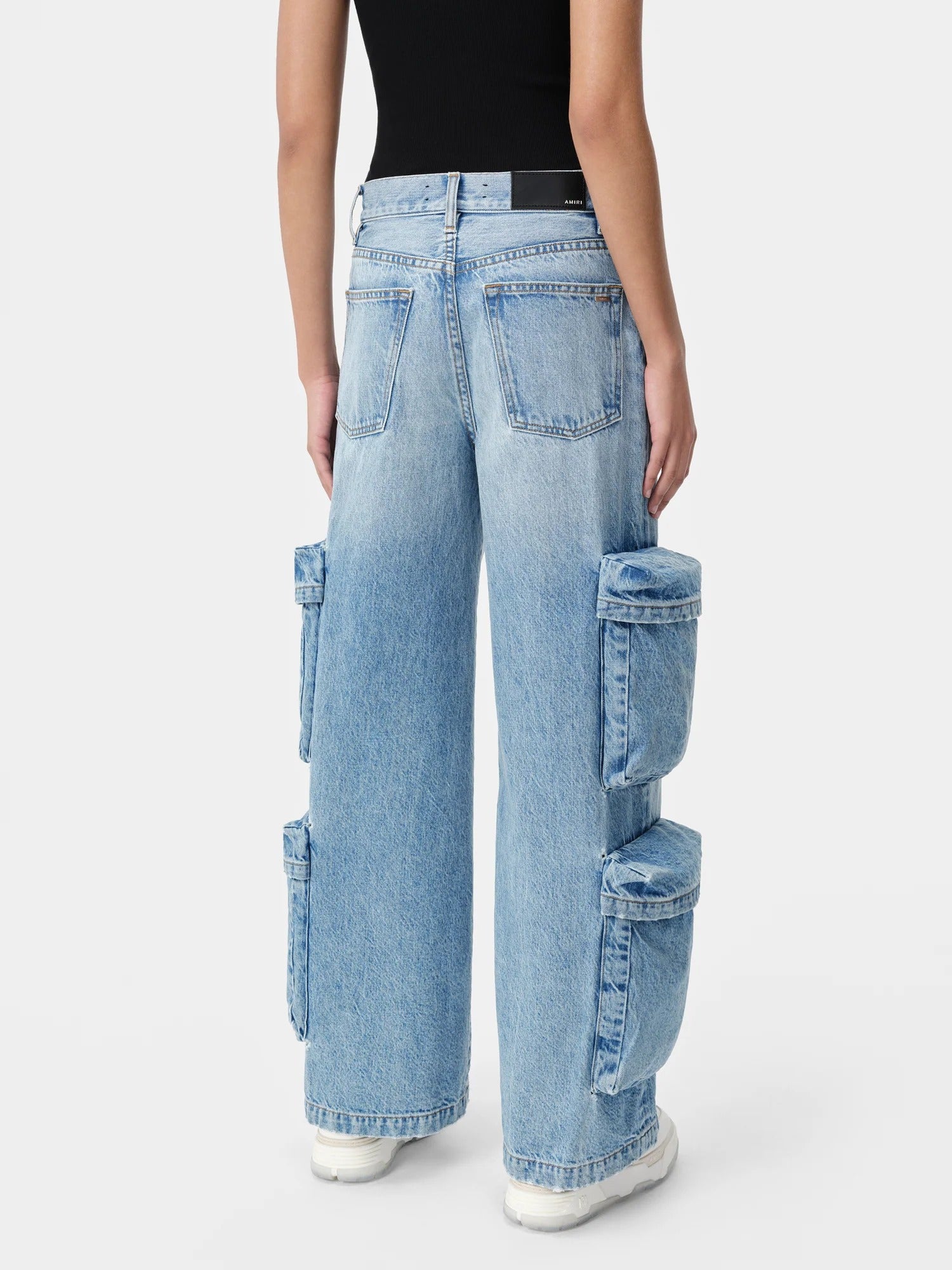 WOMEN'S BAGGY CARGO JEAN Antique Indigo