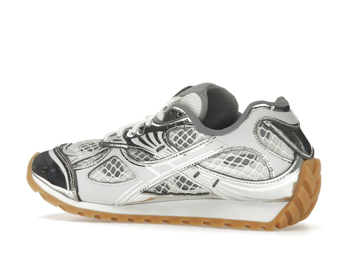 Bottega Veneta Orbit Silver White