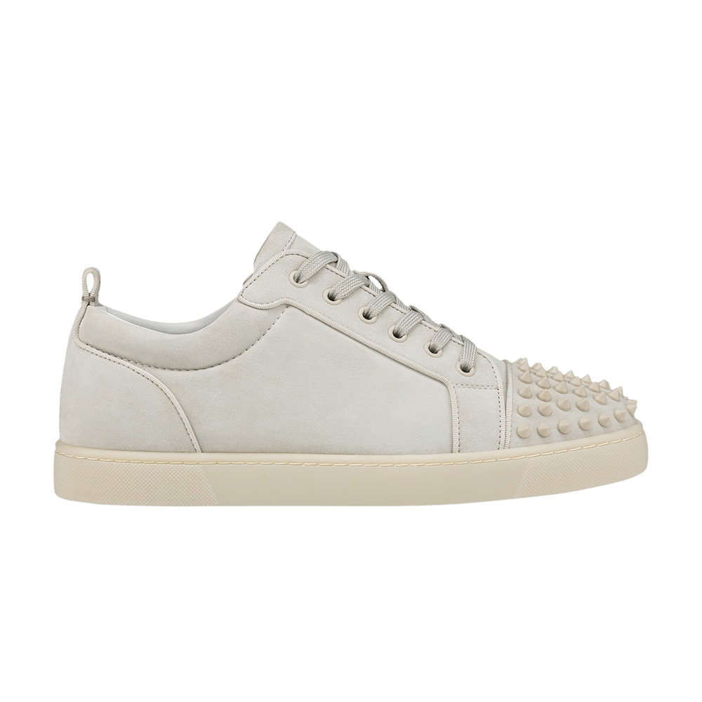 Christian Louboutin Louis Junior Spikes 'Albatre'