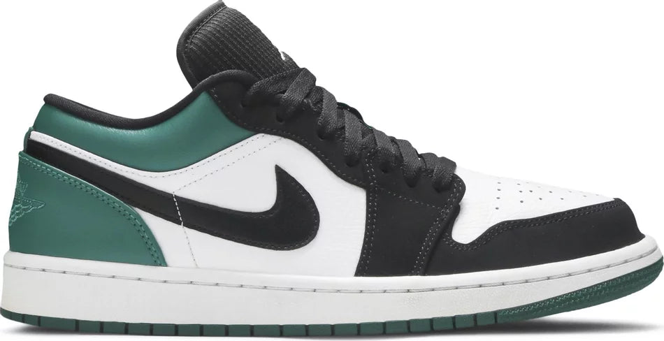 Air Jordan 1 Low White Black Mystic Green