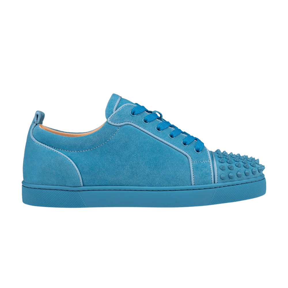 Christian Louboutin Louis Junior Spikes Orlato Flat Panorama Blue
