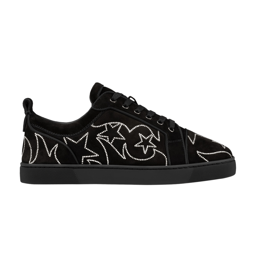 Christian Louboutin Louisiago Junior 'Black Strass'
