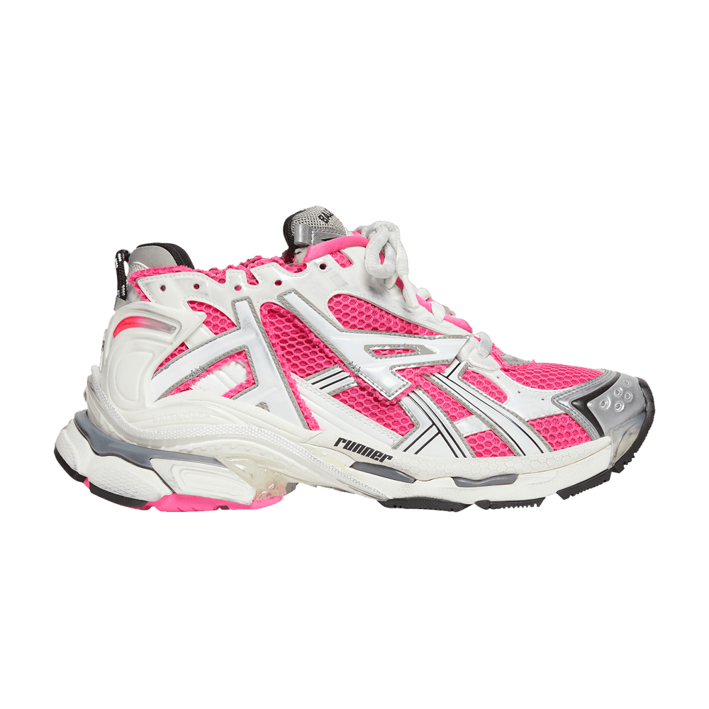Balenciaga Wmns Runner Sneaker 'White Neon Pink'