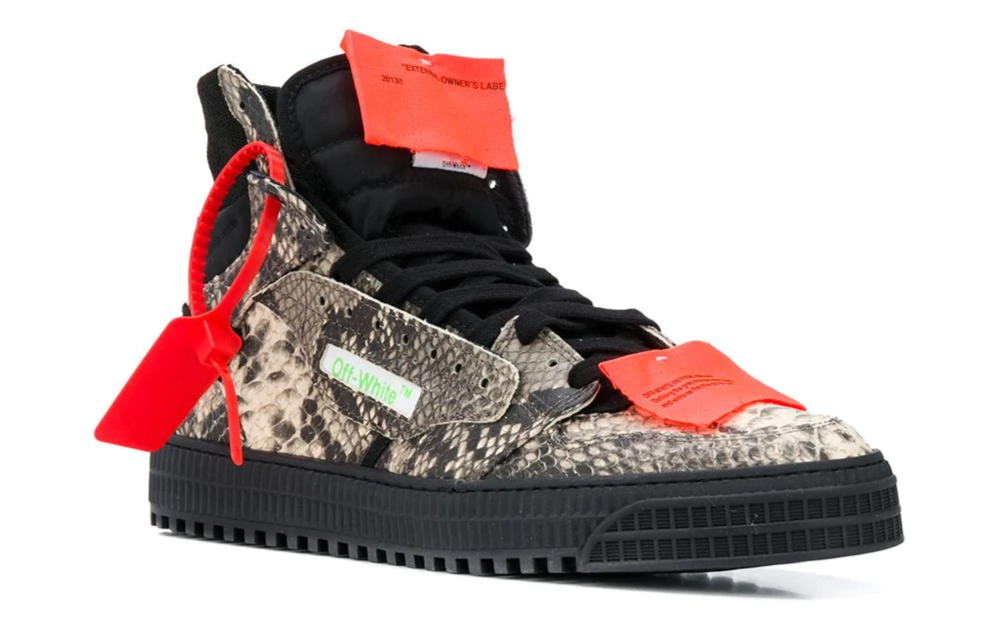 Off-Court snakeskin-effect