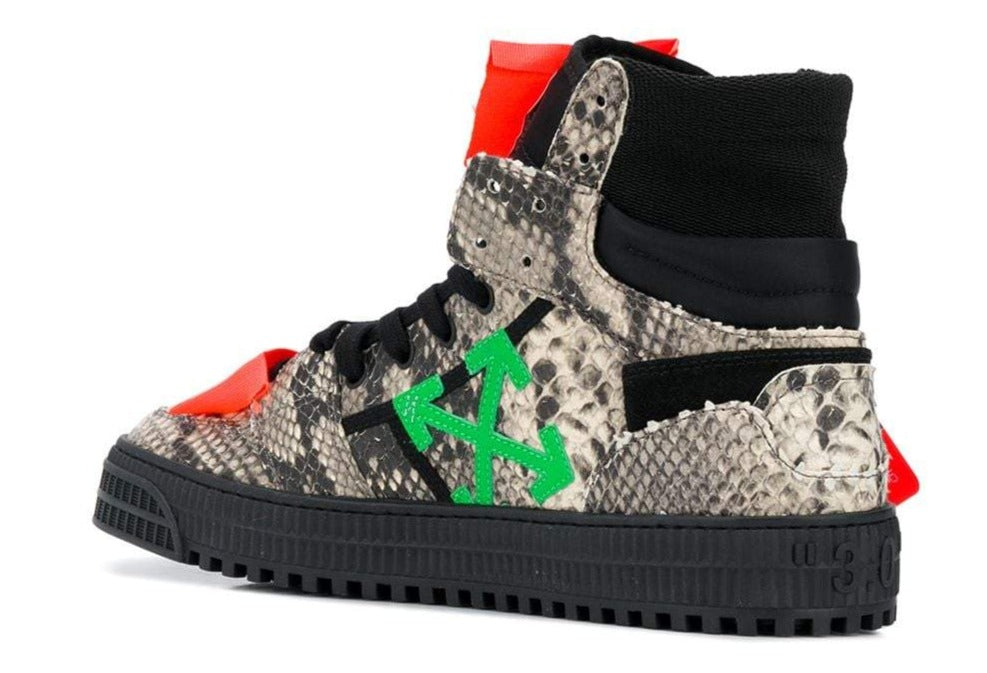 Off-Court snakeskin-effect