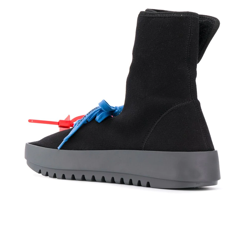Off-White logo high-top Black