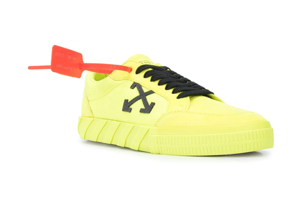 signature arrow lace-up Yellow