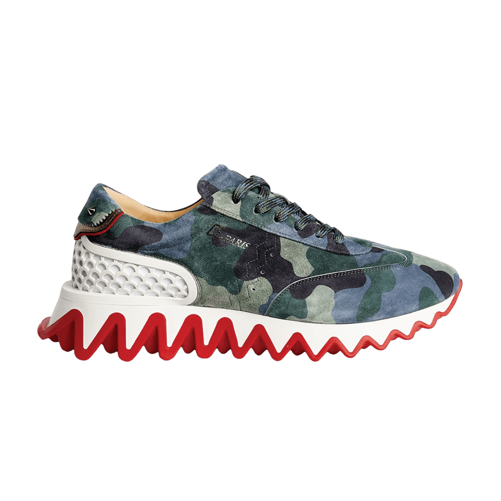 Christian Louboutin Loubishark Flat 'Blue Green Camo'