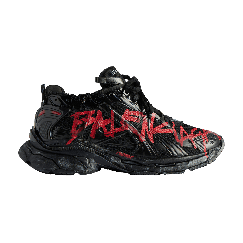 Balenciaga Runner Sneaker 'Graffiti - Black Red' 2023