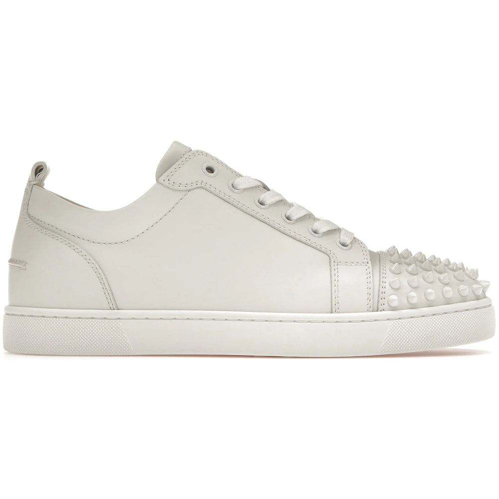Christian Louboutin Louis Junior Spikes White