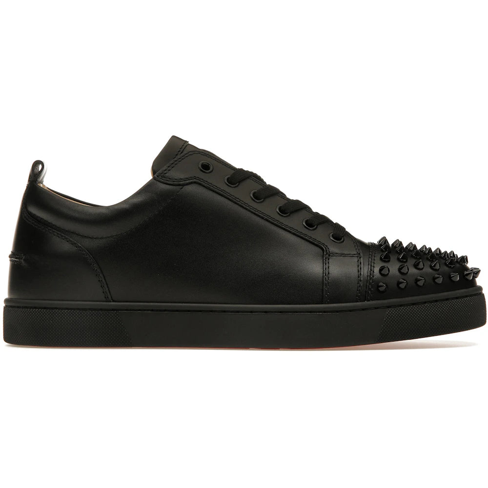 Christian Louboutin Louis Junior Spikes Flat Black