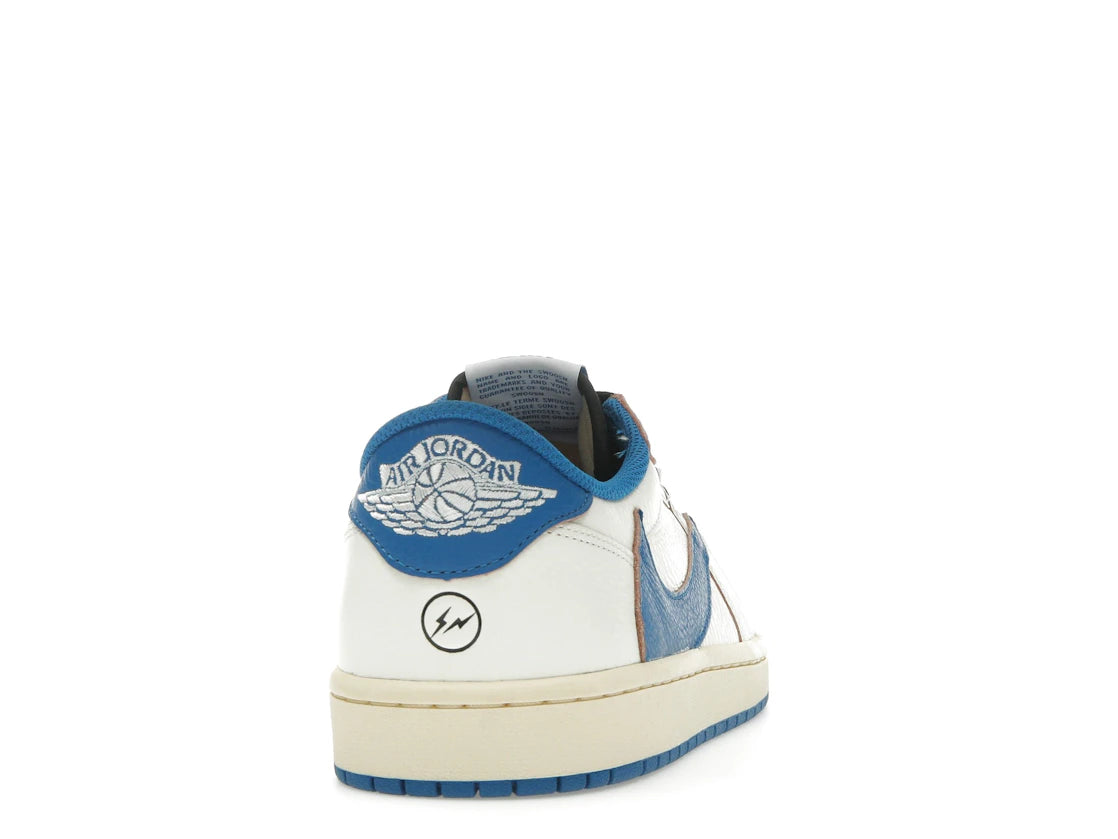 Jordan 1 Retro Low OG SP Fragment x Travis Scott Sail Military Blue
