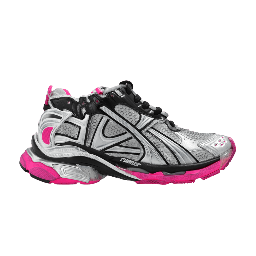 Balenciaga Wmns Runner Sneaker 'Worn-Out - Silver Pink'