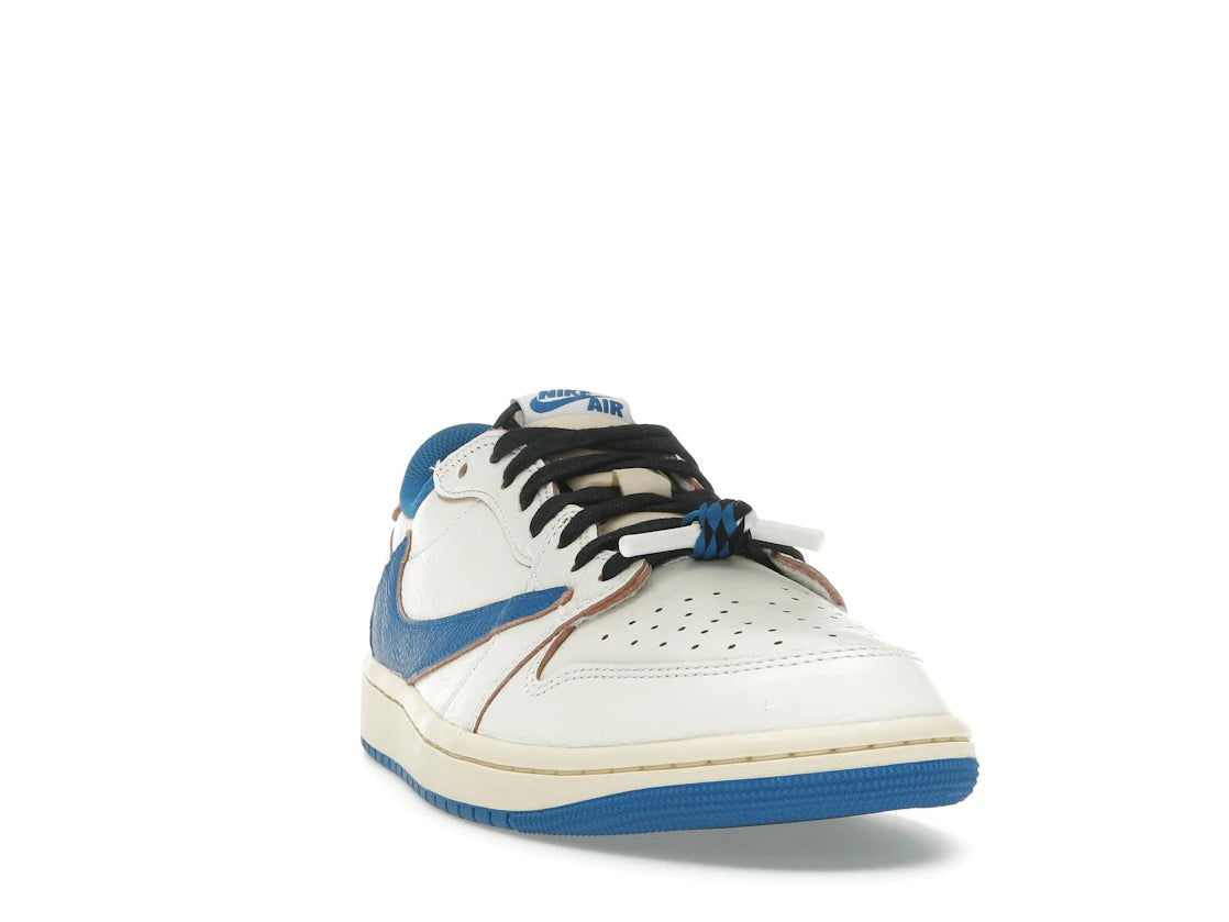 Jordan 1 Retro Low OG SP Fragment x Travis Scott Sail Military Blue